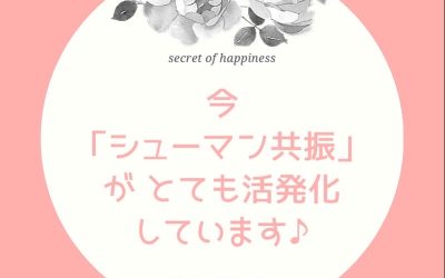 今シューマン共振がとても活発化しています♪
